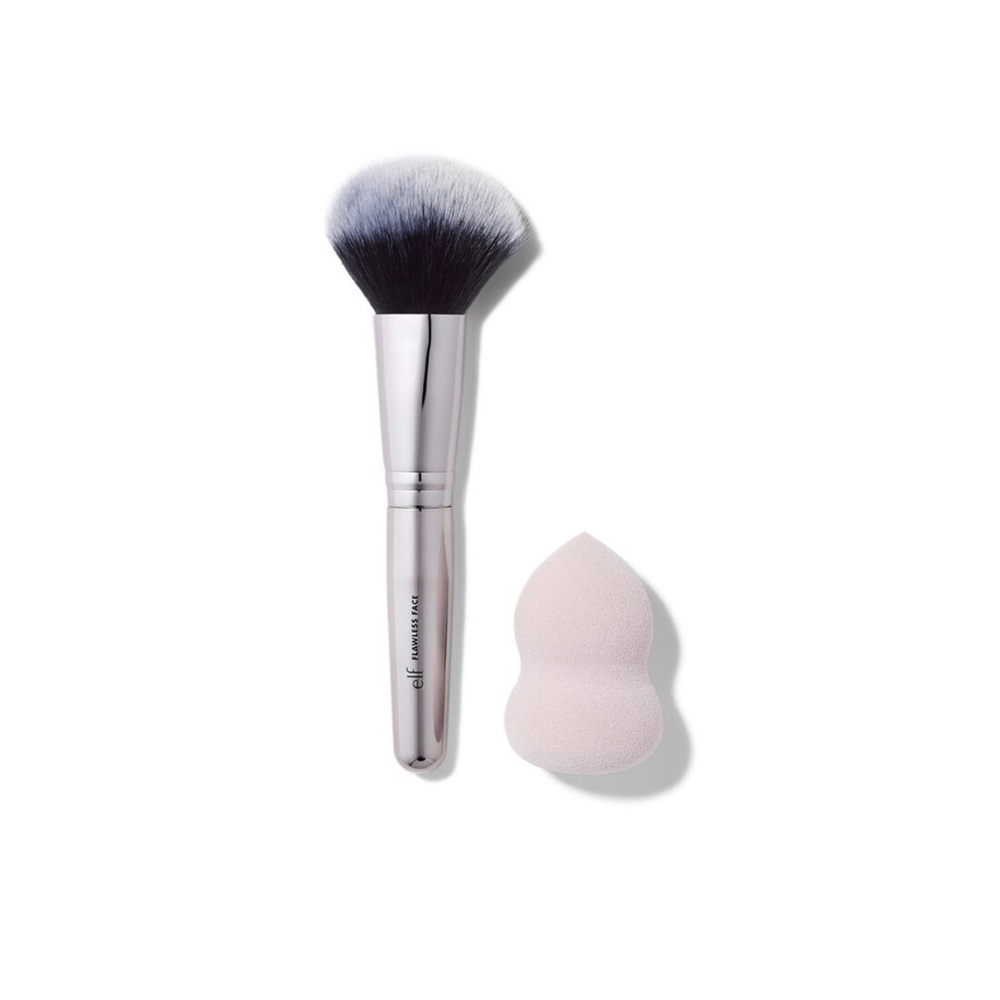 COMPLEXION BRUSH & SPONGE DUO